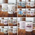 Pack 100 Artes Canecas Dia do Amigo - Imagem 8