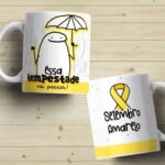 Canecas + Camisetas Lettering - Setembro Amarelo - Imagem 9