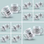 Kit Artes Caneca Frases - Dia dos Pais