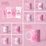 Canecas + Balinhas - Outubro Rosa