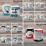 Artes Flork p/Caneca dia dos pais