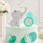 Elefante Baby - Topo de Bolo