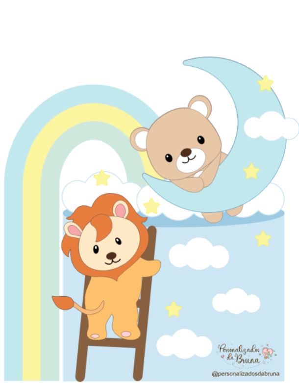 Arco Íris Leão E Urso
