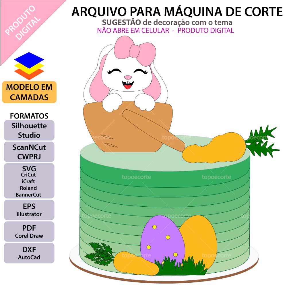 Coelhinha No Cestinho