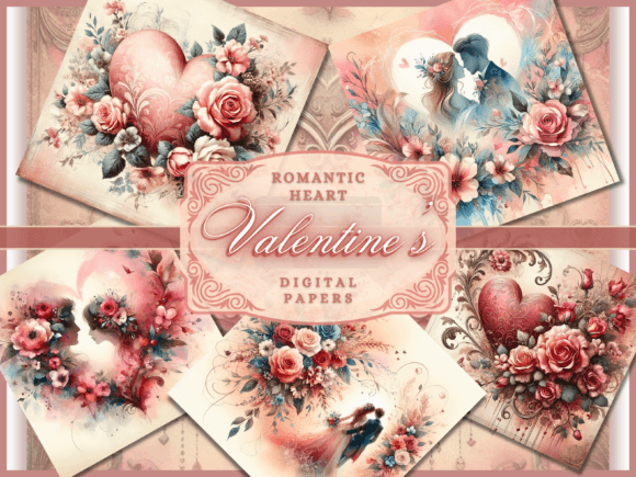 Love Floral Heart Valentines Backgrounds 87190683