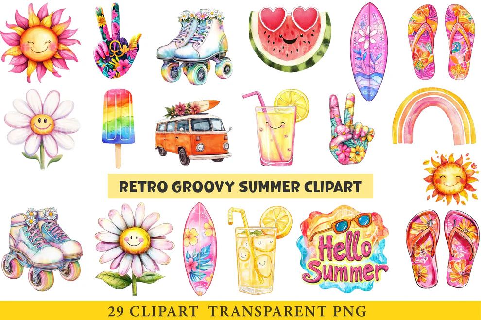 Retro Groovy Summer