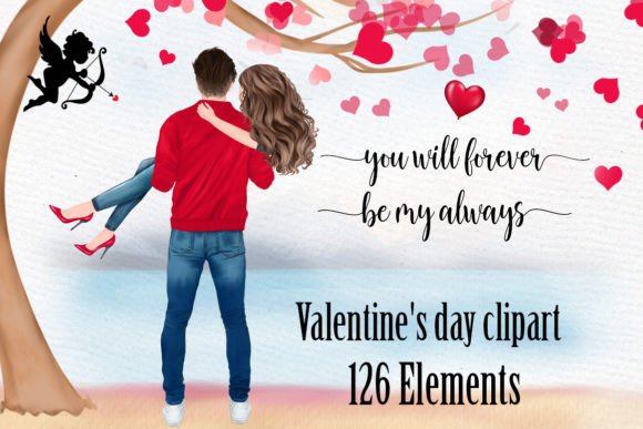 Valentine Couples Clipart Valentines Day