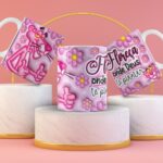 Pantera Cor de Rosa - Arte Avulsa 3D