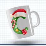 Kit Alfabeto Natalino - Artes Avulsa Caneca - Imagem 2