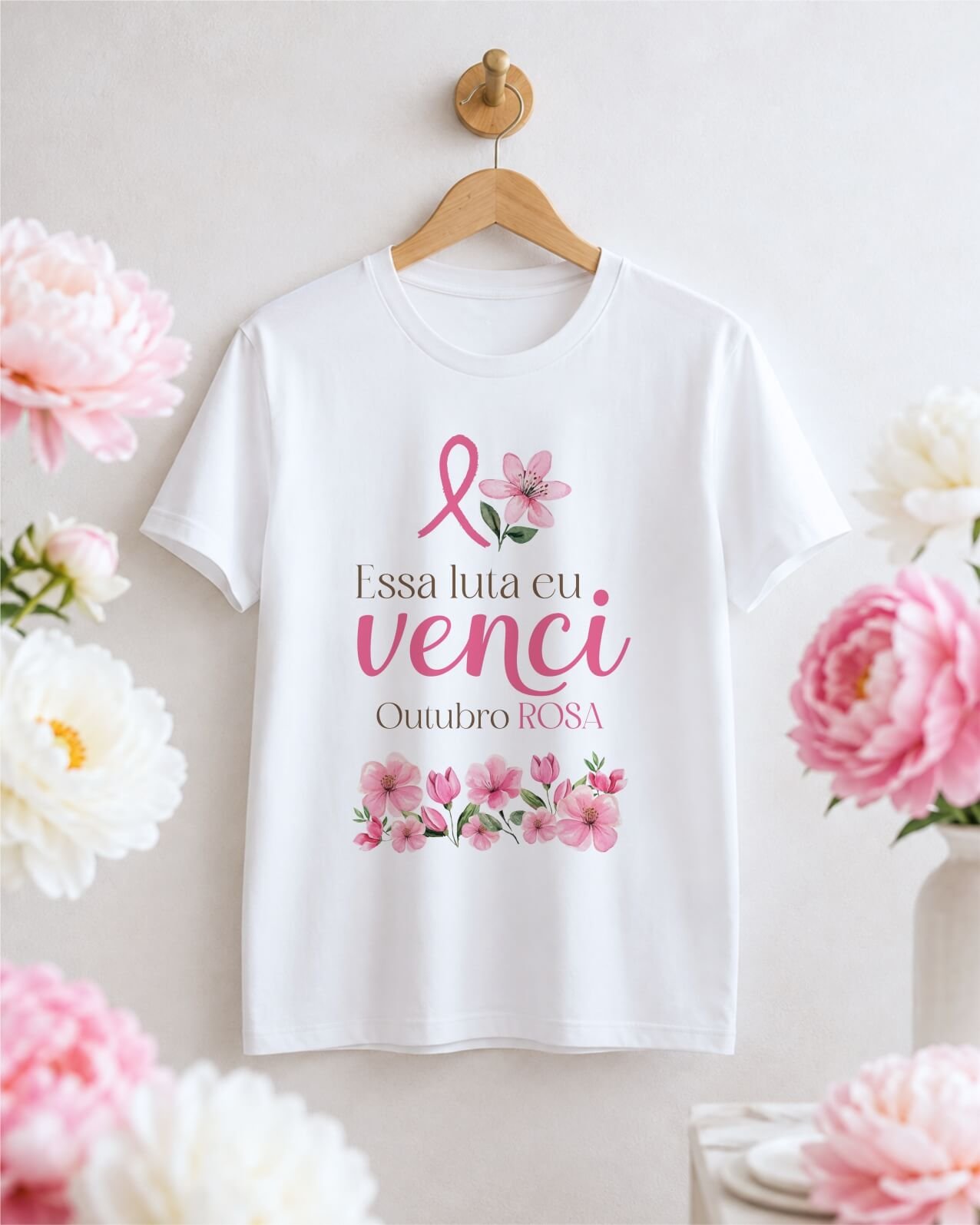 1-20 Kit Camisas Outubro Rosa V7 - Imagem 1