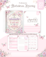 Borboletas Lettering 2027 - Professores