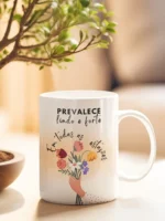 Mãe é o amor que prevalece lindo e forte - Arte Avulsa Caneca - Imagem 2