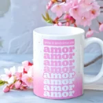 Mãe é sinonimo de AMOR - Arte Avulsa Caneca