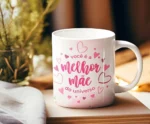 Alfabeto Floral - Você é a melhor mãe do Universo  - Arte Avulsa Caneca