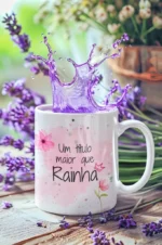 Mãe Leoa Rosa - Arte Avulsa Caneca - Imagem 2