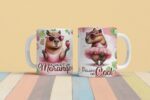 Morango no Cool - Capivara Abusada! - Arte Avulsa Caneca - Imagem 2