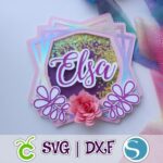 Topo Frozen Elsa Shaker