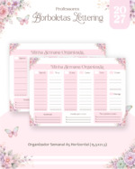 Borboletas Lettering 2027 - Professores - Imagem 4