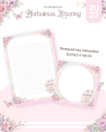 Borboletas Lettering 2027 - Professores - Imagem 2