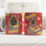 Capivara Melindrosa - Arte Avulsa Caneca