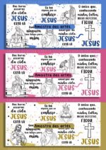 Jesus tá lá 03 versões – Unisex, Feminina, Masculina (Dourada, Rosa, Azul) - Arte Avulsa Caneca - Imagem 4
