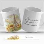 Peça para receber, busque para encontrar, sonhe para conquistar - Arte Avulsa Caneca (Familia Sublimatica)