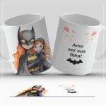 Mãe Heroina BatGirl - 2 Artes Avulsa Caneca - Imagem 2