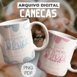 Dia dos Avós - 2 Artes Avulsa para Caneca (Ilustracin)
