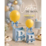 ABC - Centro de Mesa com Porta Balão