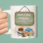 Café É Igual Professor - Te Prepara Para A Vida - Arte Avulsa Caneca