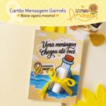 Cartão Mensagem Garrafa Setembro Amarelo