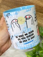 Lua Azul Flork - Arte Avulsa Caneca