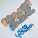 Família Elefante - Topo de Bolo