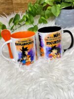 Goku e Chi Chi - Arte Avulsa Caneca - Imagem 4