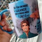 Sorriso Torto - Enrolados Ele - Arte Avulsa Caneca