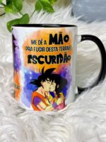 Goku e Chi Chi - Arte Avulsa Caneca