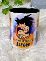 Goku e Chi Chi - Arte Avulsa Caneca - Imagem 3
