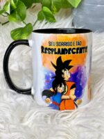 Goku e Chi Chi - Arte Avulsa Caneca - Imagem 2