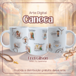 Frei – Amor, Fé e Esperança - Arte Avulsa Caneca