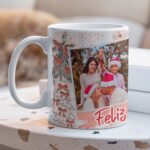 Feliz Natal - com espaço pra foto - Arte Avulsa para Caneca