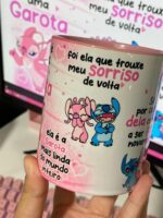 Ela não é apenas uma Garota ... Angel Stitch - Arte Avulsa Caneca - Imagem 2