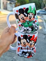 Mickey & Minnie - Torcedor Favorito - 6 Artes Avulsa Caneca
