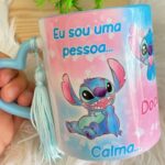 Vocês que me estressam… Stitch - Arte Avulsa Caneca