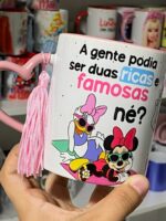Pobres e Fofoqueiros Minnie e Margarida - Arte Avulsa Caneca (Caneca Criativa) - Imagem 3
