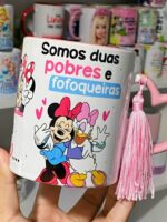 Pobres e Fofoqueiros Minnie e Margarida - Arte Avulsa Caneca (Caneca Criativa) - Imagem 2