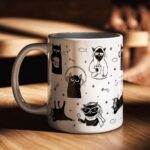 Gatinhos Pretos - Arte Avulsa Caneca