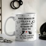 Bora brinca de polícia e ladrão - Arte Avulsa Caneca