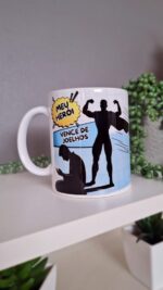Meu Herói vence de joelhos - Arte Avulsa Caneca