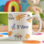 Astronauta - Arte Avulsa Caneca Escolar - Imagem 2