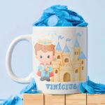 Príncipe e Princesa- Arte Avulsa Caneca Escolar - Imagem 2